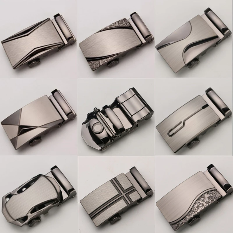 

Automatic Belt Buckle Designers Fashion Male Brand Luxury Suitable Width 3.5CM Belts without Body High Quality Alloy for Men