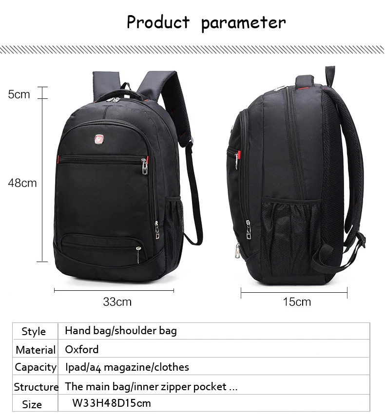Мужской водонепроницаемый деловой рюкзак для ноутбука 15 15,6 дюймов, рюкзак для путешествий, рюкзак mochila, рюкзак для военных студентов, школьная сумка, новинка для мужчин