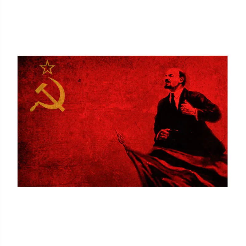 90*150 см Ленина вечерние флаг