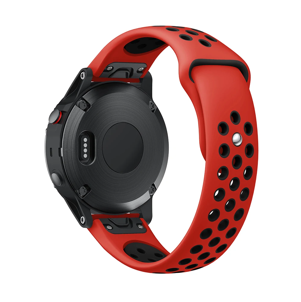 22 мм силиконовый ремешок для Garmin Fenix 5 forerunner935 Quati x5/Instinct быстрая установка металлические ремешки для часов модные ремешки для часов