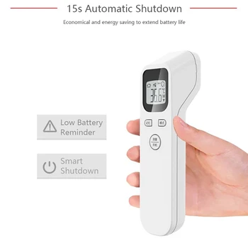 

Digital LCD Forehead Ear Thermometer Gun Non-contact Infrared Thermometer Home Outdoor Portable Temperature Meter Dropshipping