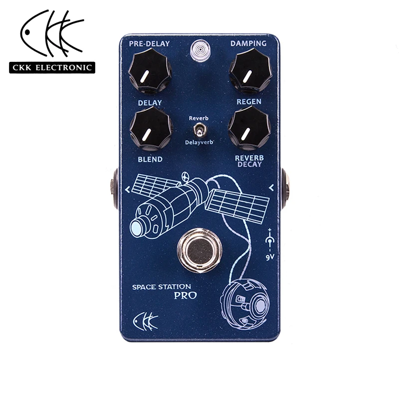 CKK Space Station Pro Delay and Reverb гитарный эффект педаль аксессуары для гитар эффекты