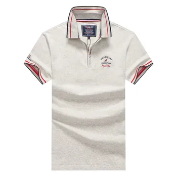 

95% Cotton Polo Shirt Men Short Sleeve 2020 Summer Casual & Business Tace & Shark Brand Men's Polo Shirts