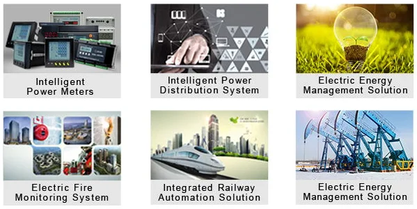 Din rail solar mulit channel dc power energy  meter hall sensor