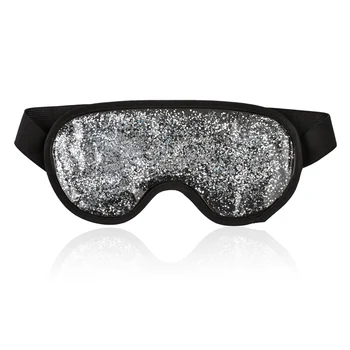 

Gel Eye Mask Relaxation Ice Pack Eye Cooling Mask Plush Backing Hot Cold Gel Beads Eye Mask for Headaches Sinuses Allergies