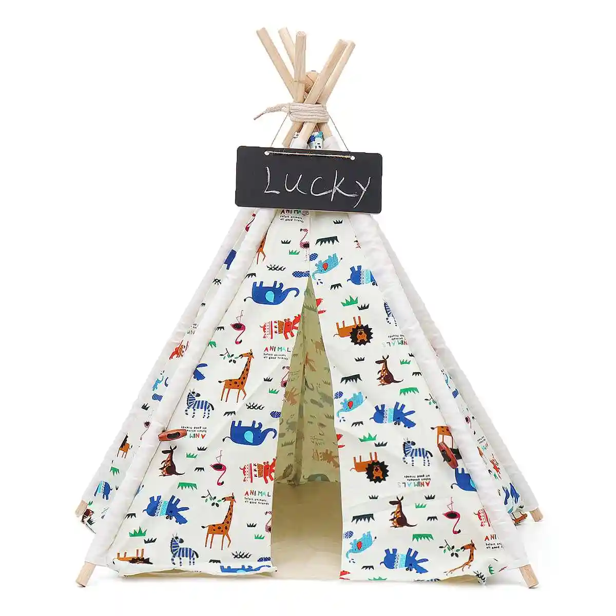 Portable Playhouse Sleeping Dome Indian Teepee Tent Children Play House White UK