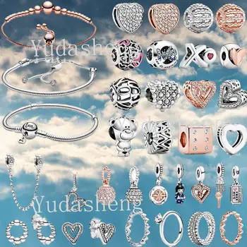 

2020 Valentine's Day Mother's Day Beaded Pendant Ring Earring Fit Original Good Charm Bracelet Necklace