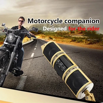 

Motorcycle Speaker Speaker Waterproof Bluetooth Speaker AUX AM FM LCD Display DC12V Durable