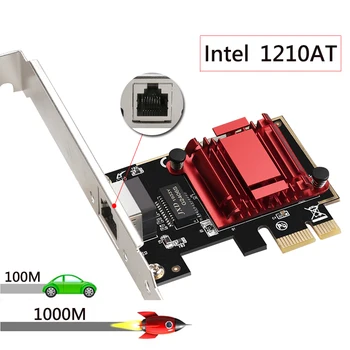 

PCI-E Network Card 1000Mbps PCI Express Gigabit Ethernet 10/100/1000M RJ-45 LAN Adapter Network Card Control Single port latest