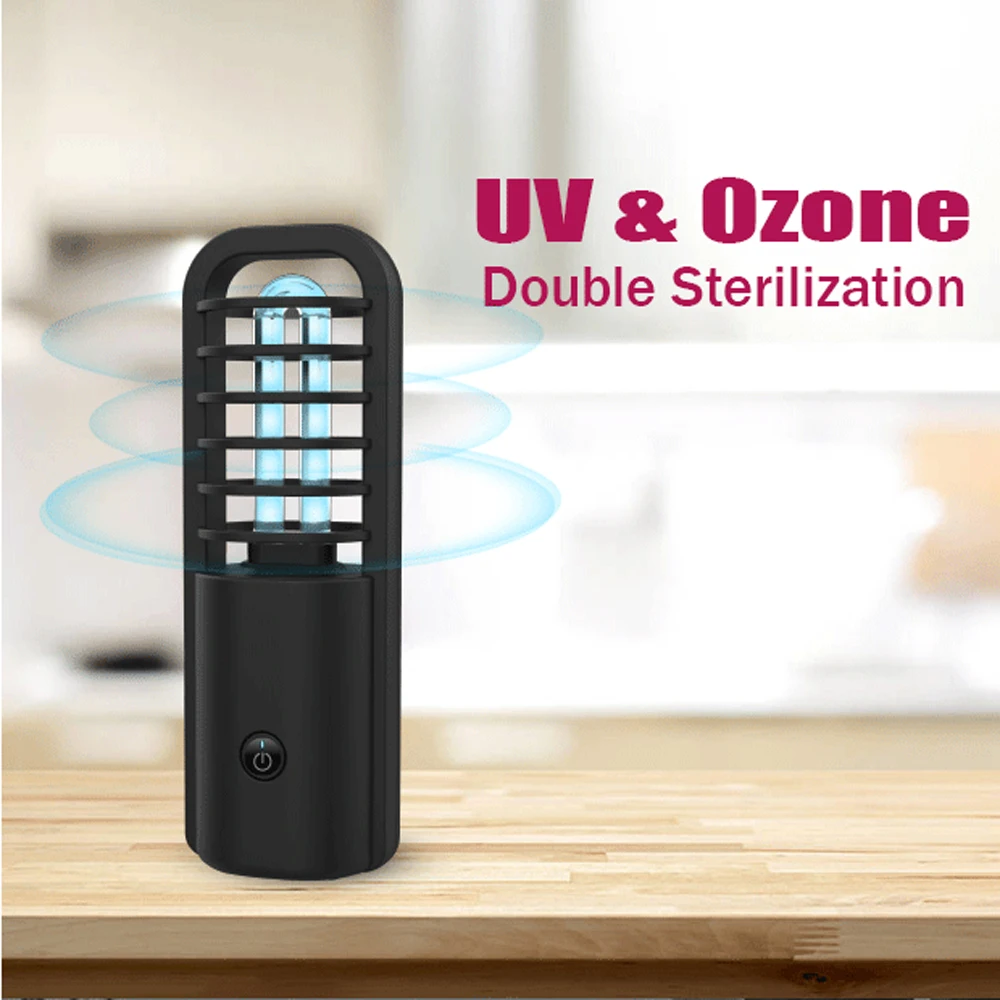 

Ultraviolet Lamp USB Charging Lamp UVC Sterilizer Light Portable Ozone Quartz Led Home Clean Air Disinfect Bacterial Kill Mites