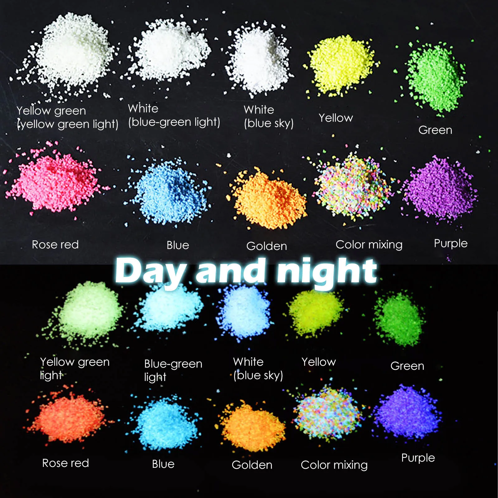 Luminous Glow In The Dark Gravels Garden Yard Decorative Sands 10g Fluorescent Stones for Garden Holiday Party Wish Bottle