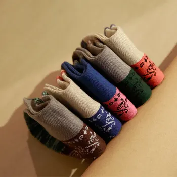 

Autumn And Winter Ethnic Style Cotton Men's Boat Socks Cotton Socks Shallow Mouth Socks Literary Fan Men's Socks