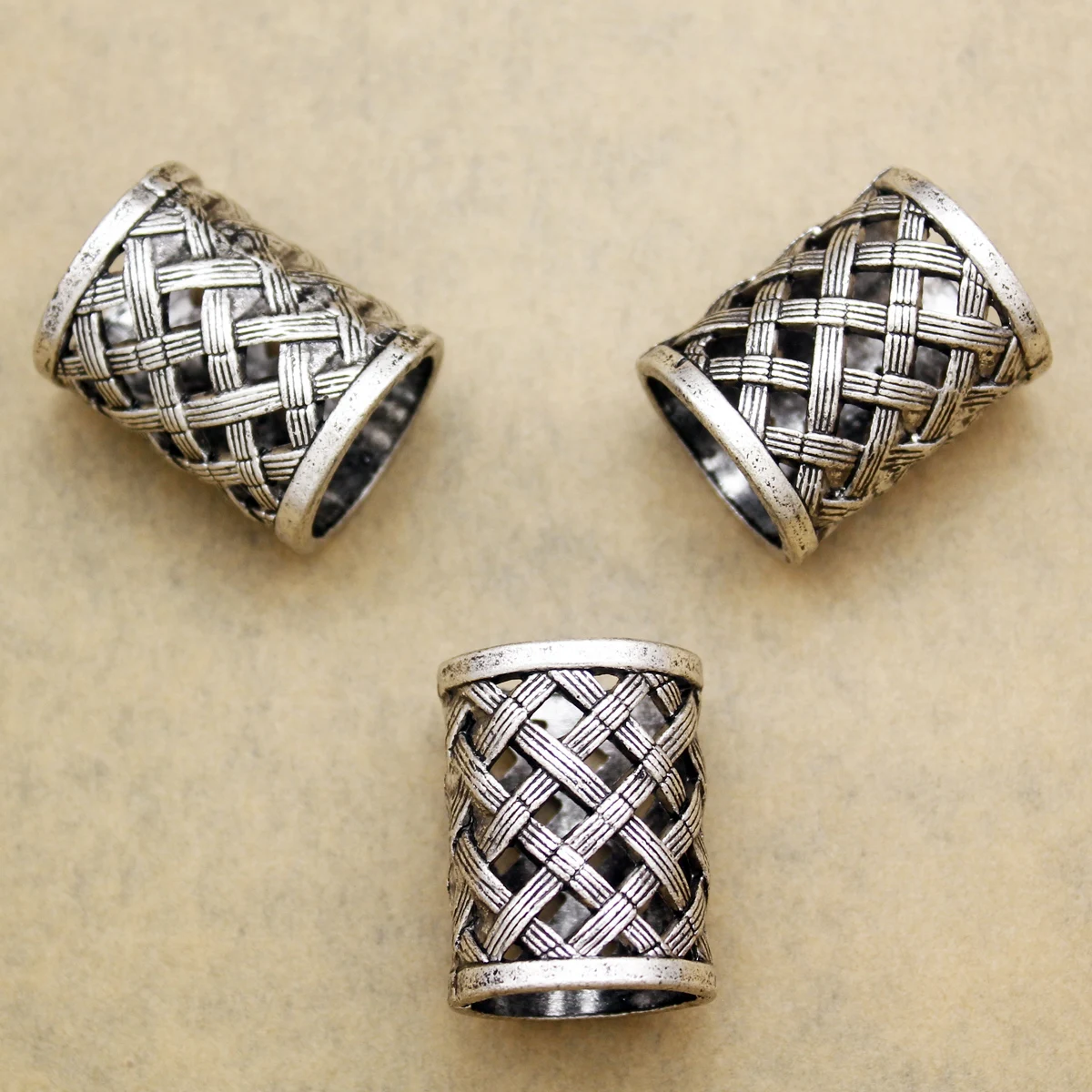 3x Norse Viking Pirate 18mm Hole Beard Bead Dreadlocks Ring Braid Bride Hair Dress Clip Pin Dwarven Jewelry Headband Accessories - Image 4