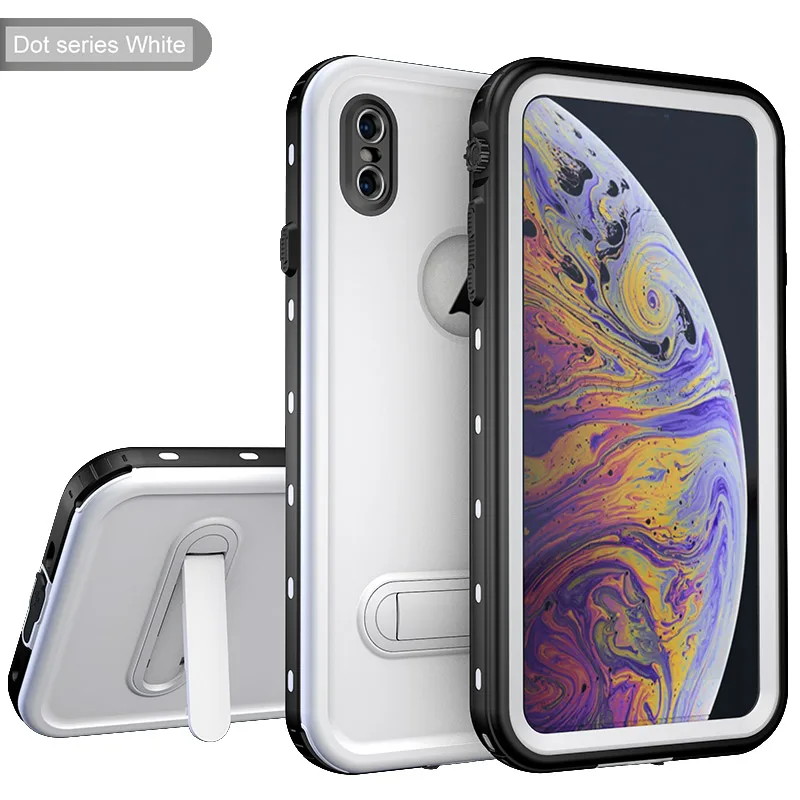 Ударопрочный подводный чехол для iPhone XR X XS Max, чехол для спорта на открытом воздухе, IP68, водонепроницаемый пылезащитный чехол для дайвинга для iPhone XS Max