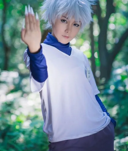 Костюм для косплея Hunter X Killua Zoldyck Мужской Женский Детский костюм на Хэллоуин