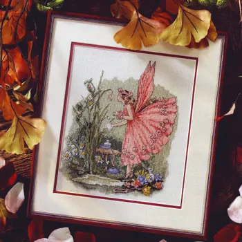 

European magazine cross stitch set crazy115-2 Butterfly Fairy Print cross stitch embroidery kits Counted Cross Stitch Kit