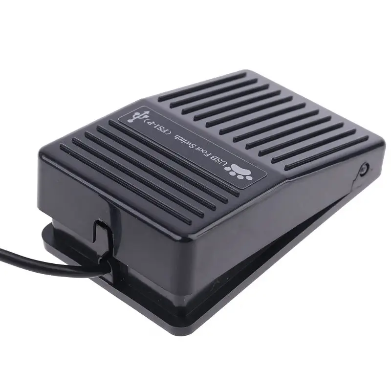  USB Single Foot Switch Pedal Control Keyboard Mouse PC Game for Dos Win 7 MAC Y98E