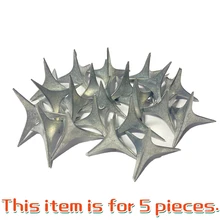 5x pneu punctura triângulo pneu prego spike anti-roubo segurança veículo carro diy artesanato triangulado pregos pneus perfuração ferragem