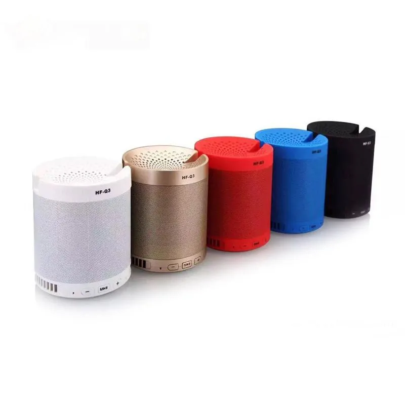 HF Q3 многофункциональные колонки bluetooth с держателем для сотового телефона