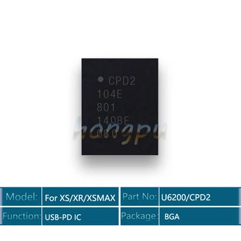 

5pcs/lot U6200 CPD2 104E For iPhone XS/XR/XSMAX Fast Charger IC Quick Charging chip CPD2 CG8740AAT USB-PD
