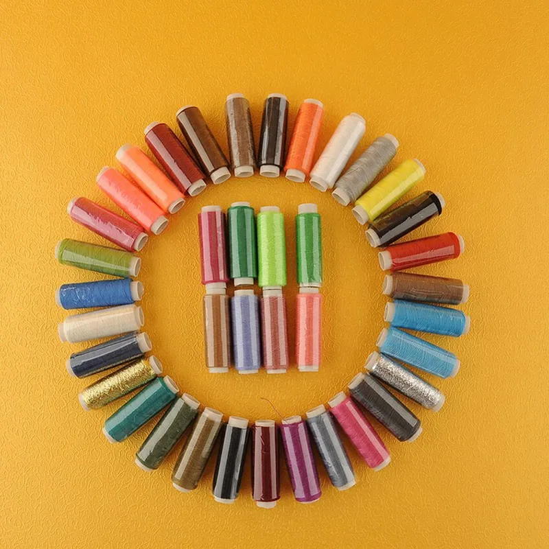 Набор катушек для швейной машинки из 100% полиэстера 39 шт.|set of threads|multi color threadcolor thread