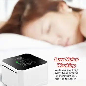 

Household Air Sterilizer Ozonator Filter Touch Air Purifier Ionizer Odor Allergen Reducing Negative Ion Fresh Air Purifier
