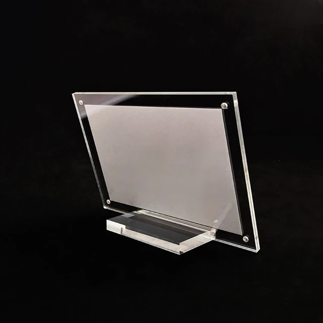 1pc Plastic Display Stand For Picture Frame, Business Card, Mobile Phone,  Sign, Plate, Etc.