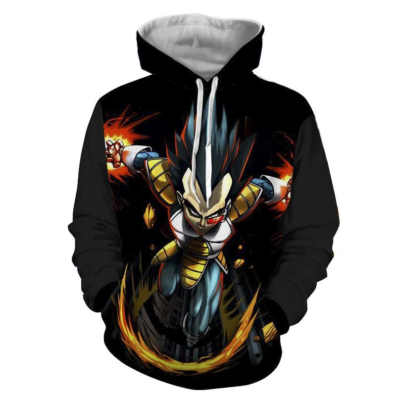 

Dragon Ball Z Hoodies Sweatshirts Vegeta 3D Print Jumpers Autunmn Hoodie Goku Pullovers Boys Clothes Causal Streetwear Ourwear