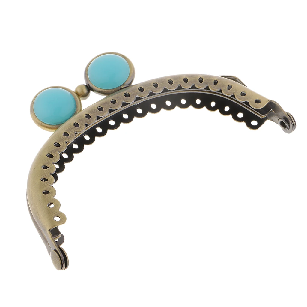 10 шт. металлическая арка для изготовления рамы, застежка для поцелуя, металлическая ручка-каркас для кошелька, клатч, ручка, аксессуары для сумок DIY
