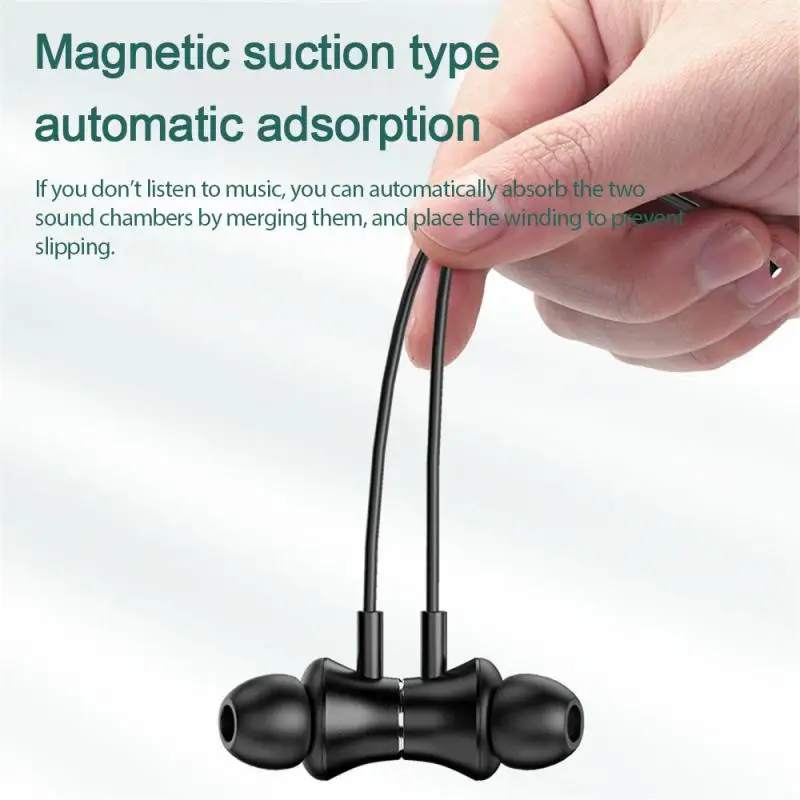 100 Hour Playback Bluetooth Headphones Bass Wireless I35 Earphones Neckband 5.1 Headphone with Mic 9D Stereo Earphone Earbuds_voghion.com