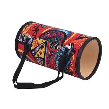 

8 Inch Conga Konga Drum Hand Drum Floor Drum with Shoulder Strap Instrument for Gathering Street Performance Rhythm Practice