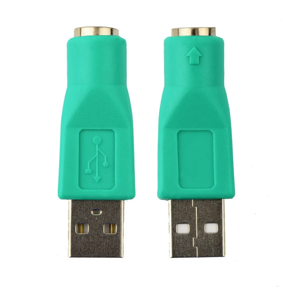 Hot 1pc New USB Male To For PS2 Female Adapter Converter for Computer PC Keyboard Mouse 1