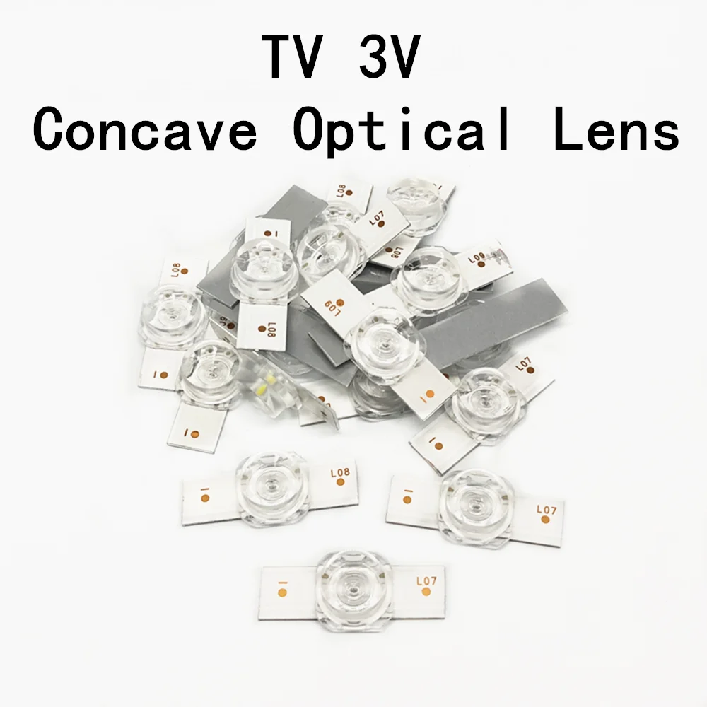 LED Light Strip LED Backlight Lamp Beads 3V/6V SMD Lamp Beads With Optical Lens Fliter For 32-65 Inch LED TV Repair Brand New