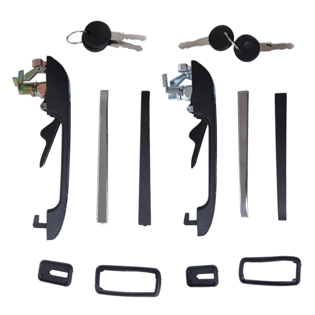 Auto Car Exterior Outer Door Handle Set for VW Golf MK1 /Golf MK2 /Jetta MK1 /Jetta MK2