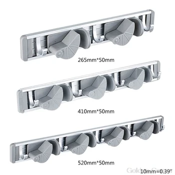 

Multifunction Hole-free Magic Drain Mop Rack Stainless Steel Hanging Gadget Item Jy24 20 Dropship