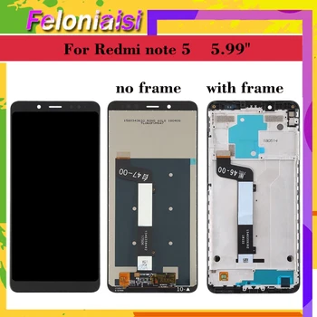 

Original for Xiaomi Redmi Note 5 Display lcd Digitizer with Frame 10Touch for Redmi Note 5 pro display Replacement Repair Parts
