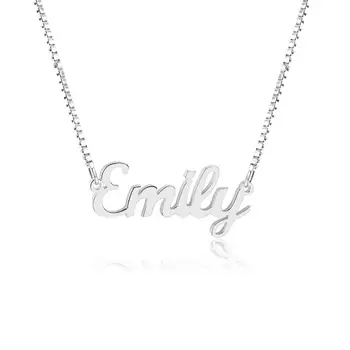 

Zciti Personalized Name Necklace Customized Nameplate Necklaces Custom Stainless Steel Gold Color Personalized Jewelry For Mom