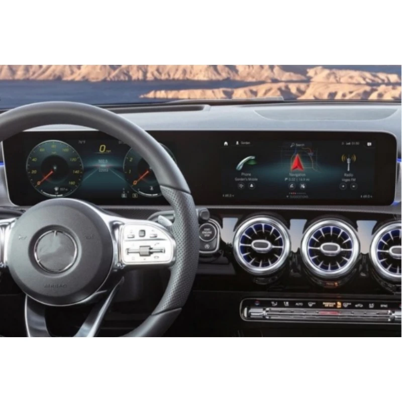 Автомобильный мультимедийный плеер NAVI для Mercedes Benz MB A Class W177 Стерео gps навигация