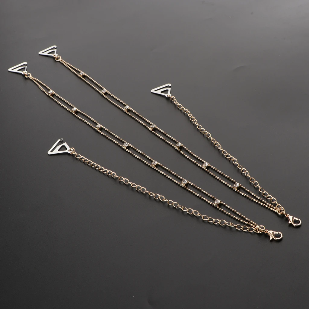 Crystal Bra Straps Shoulder Strap Bridal Lingerie Belt Costume Decors Sparkly crystal rhinestone detachable bra straps