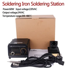 60 Вт Тепловая станция сварочная станция электронная сварка мини припой для паяльника станция Комплект для пайки для Soldering220v