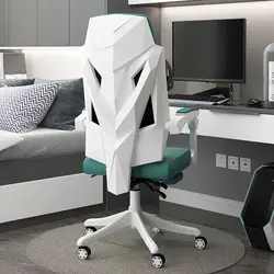 Shu Yi – chaise de bureau ergonomique, avec accoudoir à dossier sédentaire, inclinable, pour jeu, pause déjeuner, bureau, chambre à coucher, bureau, ordinateur 