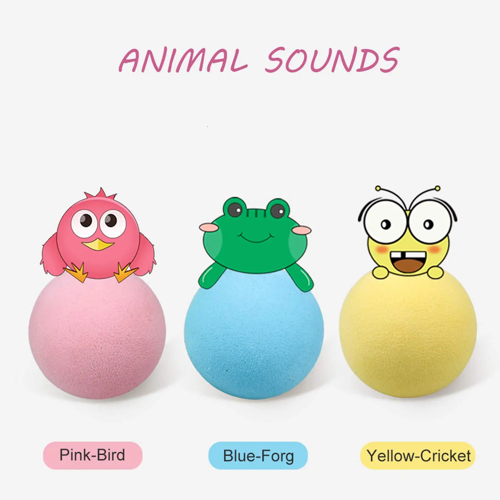Smart Cat Toys Interactive Ball Catnip Cat Training Toy Pet Playing Ball Pet Squeaky Supplies Products Toy for Cats Kitten Kitty