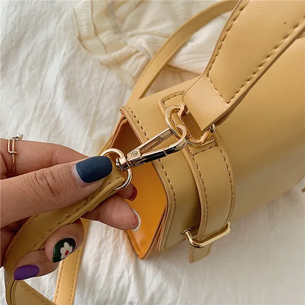 Для женщин хит Цвет кожа Сумки вечерняя сумочка; BS010 Hasp сумка sac a main femme de marque de luxe cuir