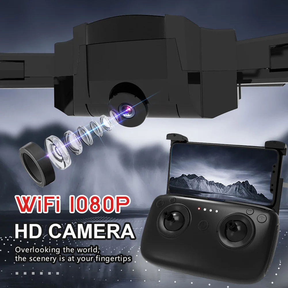 

GPS Drone Professional Foldable HD WIFI FPV With Camera 720 P / 1080 P Helicopter Remote Control RC Quadcopter Altitude Hold