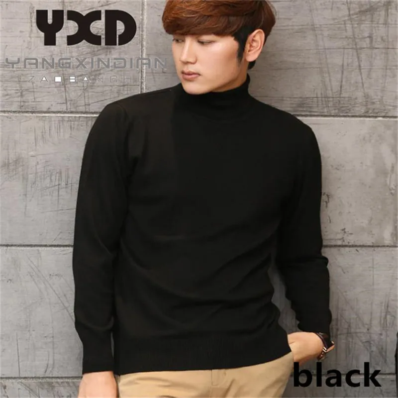 Mens Clothing Sweaters and knitwear Turtlenecks 40weft Wool Turtleneck in Black for Men 