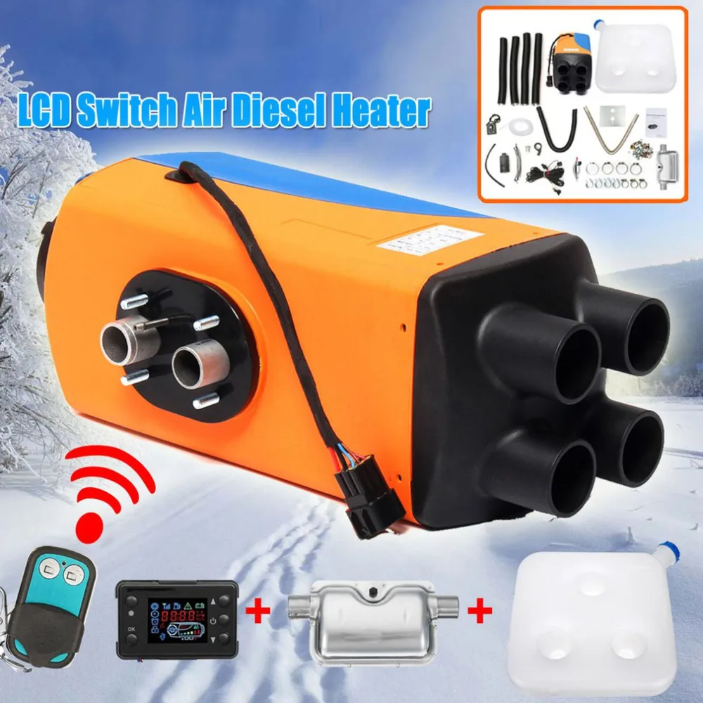 

10L Diesel 8KW Four-Port LCD with Remote Control Silencer Diesel Air Heater DC 12V/24V