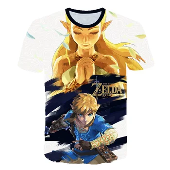 Kids Clothes T Shirt Breath of The Wild Link Champion  Zelda Children T-shirt for Boys and Girls Toddler Shirts Tee 1