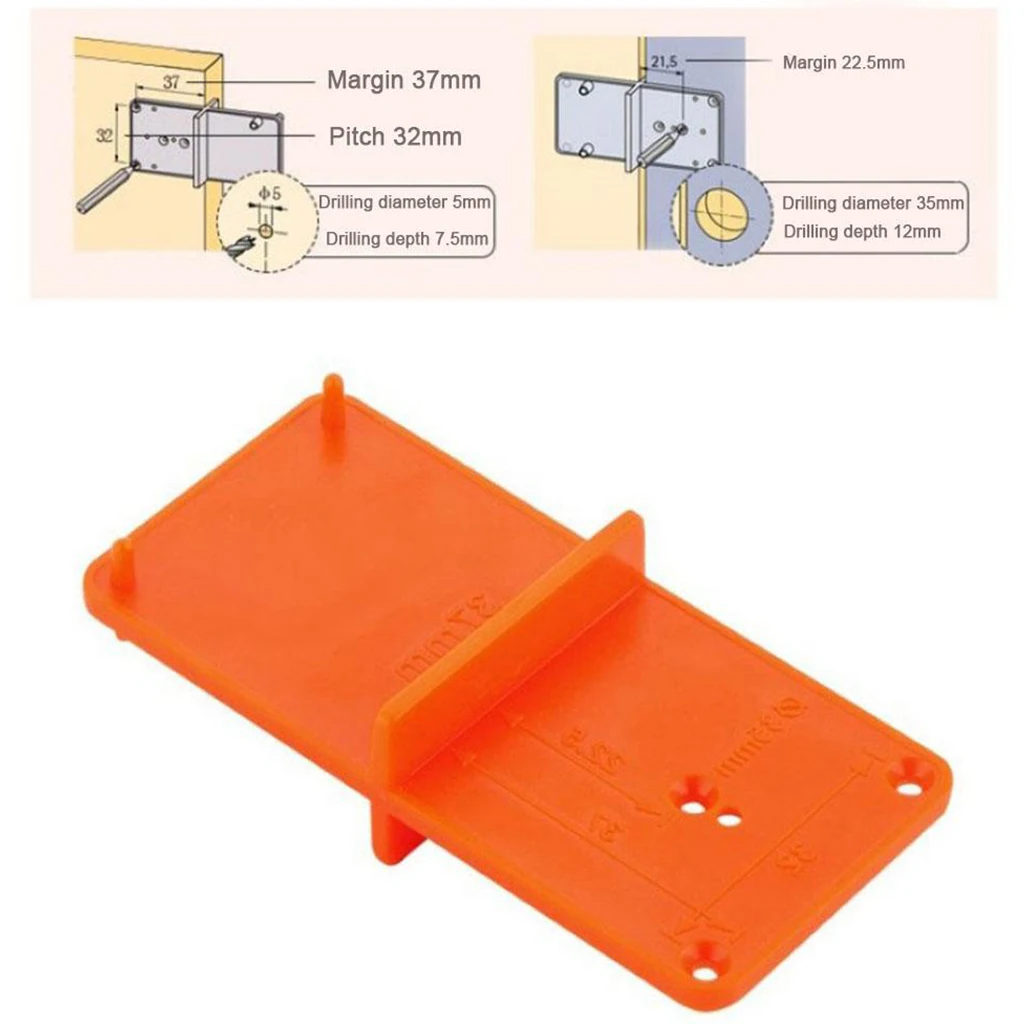 35 мм 40 мм петля отверстие пилы джиг сверлильный направляющий локатор отверстие открывалка двери шкафы DIY инструмент для деревообработки позиционирования плиты открывалка