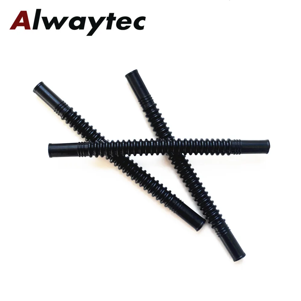 Fuel pump hoses ID10*120-300mm gasoline connector tube Nylon tube fule line bellows corrugated pipe for fuel pump plastic