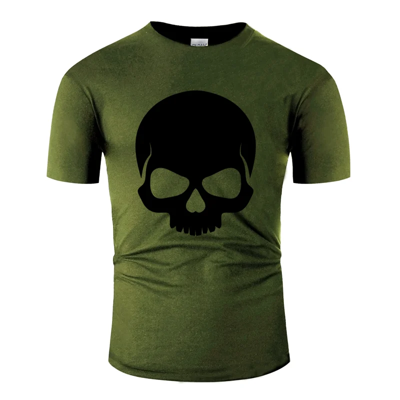 Футболка с принтом Humor skull,, унисекс, европейский размер, S-5xl, Kawaii, Мужская футболка, потрясающий круглый воротник, хип-хоп